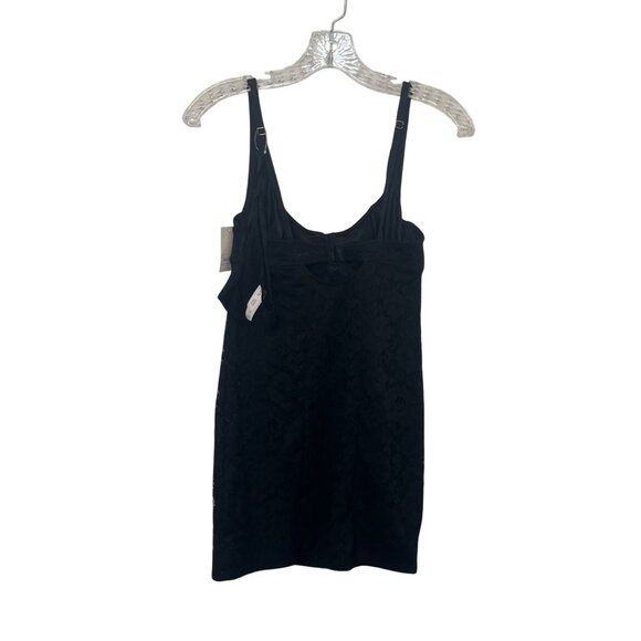 Auden Nightie Dress With Thong Panties Womens XS Black New Lace - Picture 3 of 12